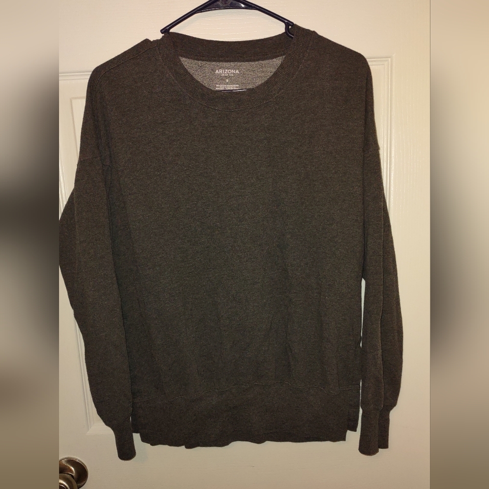 Gray crewneck pullover
